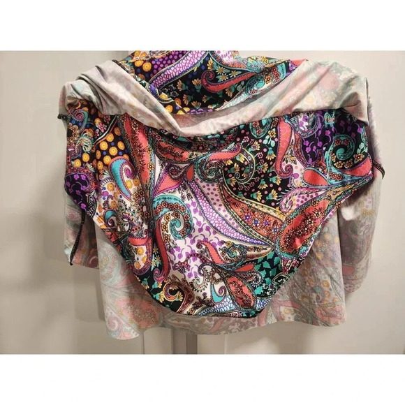 NWT Kenneth Cole Paisley Tummy Control Swim Shorts 1X - Picture 5 of 12